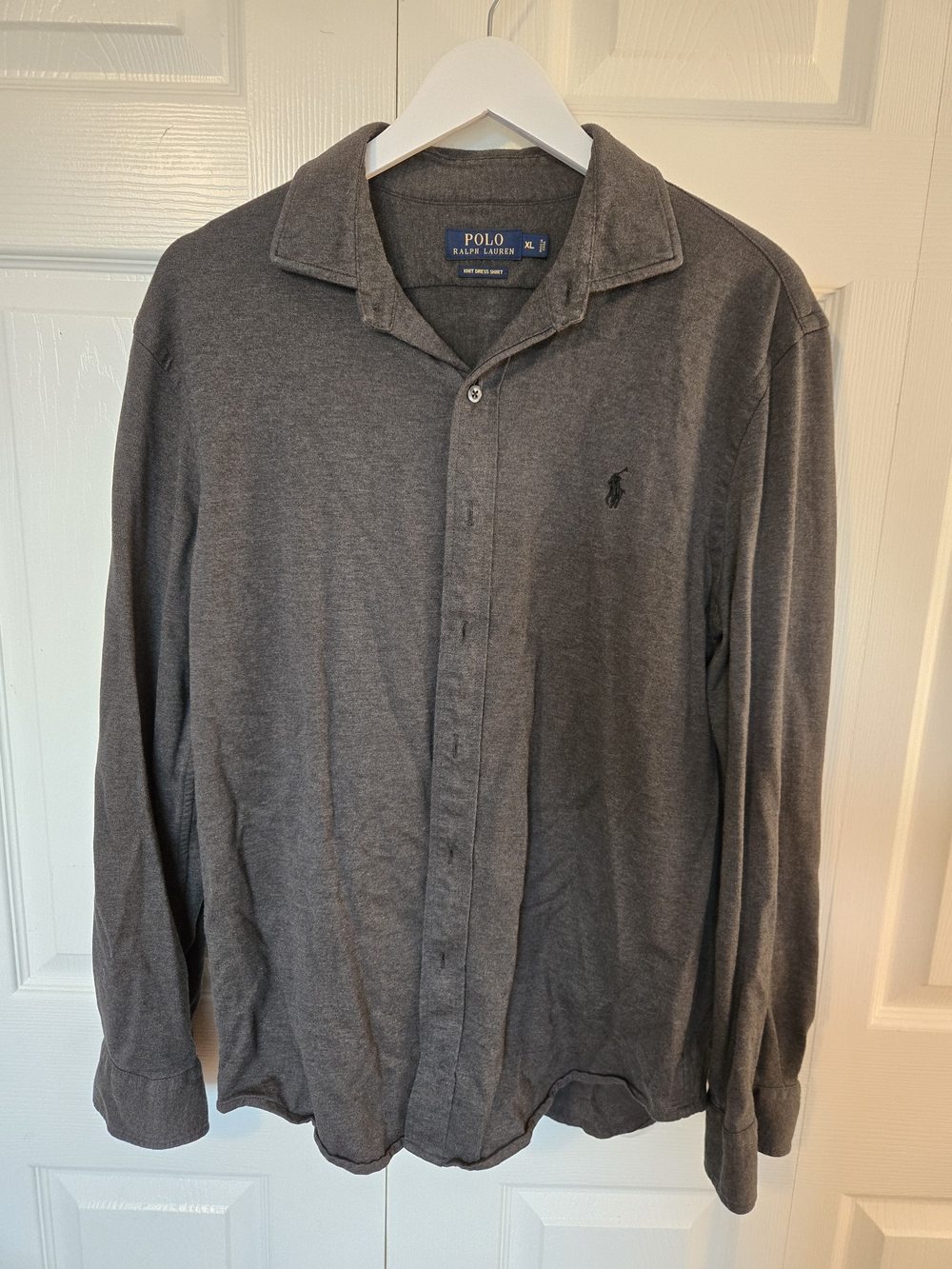 Polo by Ralph Lauren Dark Gray Long-Sleeve Button-Down Shirt